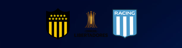 Peñarol recibe a Racing Club por la ida de los 8avos de final de la Copa Libertadores.